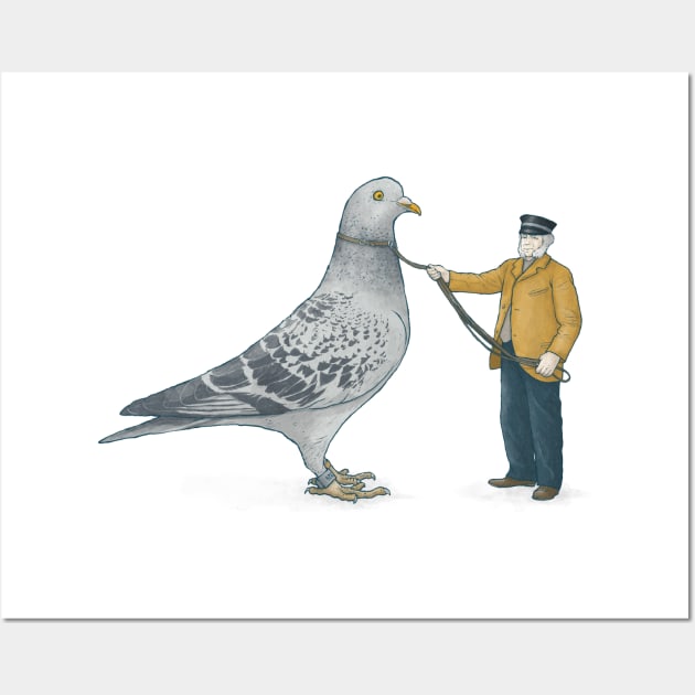 The pigeon keeper Wall Art by jurjenbertens